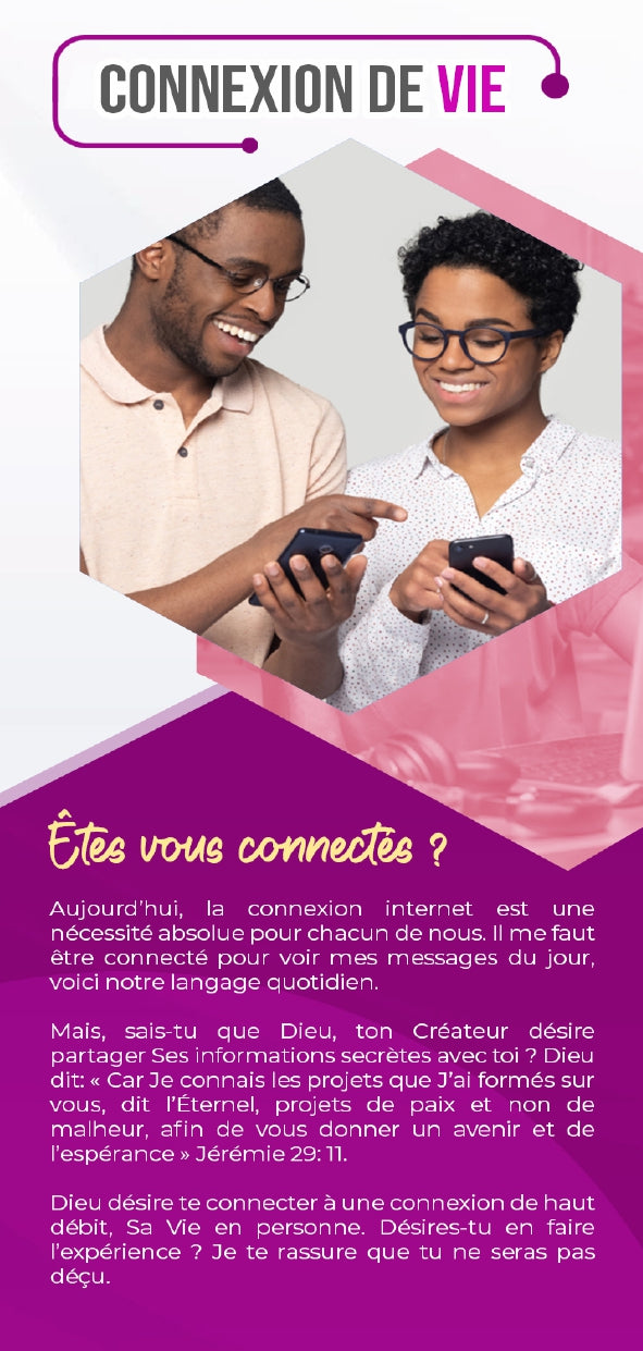 LA CONNEXION DE VIE: Un traité biblique qui t'aidera à gagner les hommes et femmes d'affaire à Christ.
