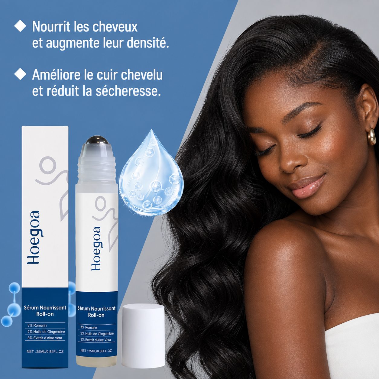 Retrouvez Vos Cheveux Épais et Votre Confiance en 10 Semaines : Sérum Anti-Calvitie certifié.