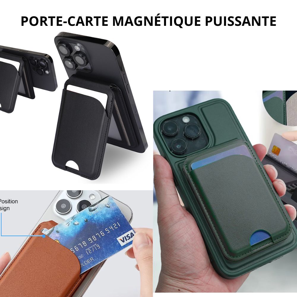 Porte-Cartes Téléphone 3-en-1 : Sécurité, protection et organisation plus Professionnelle