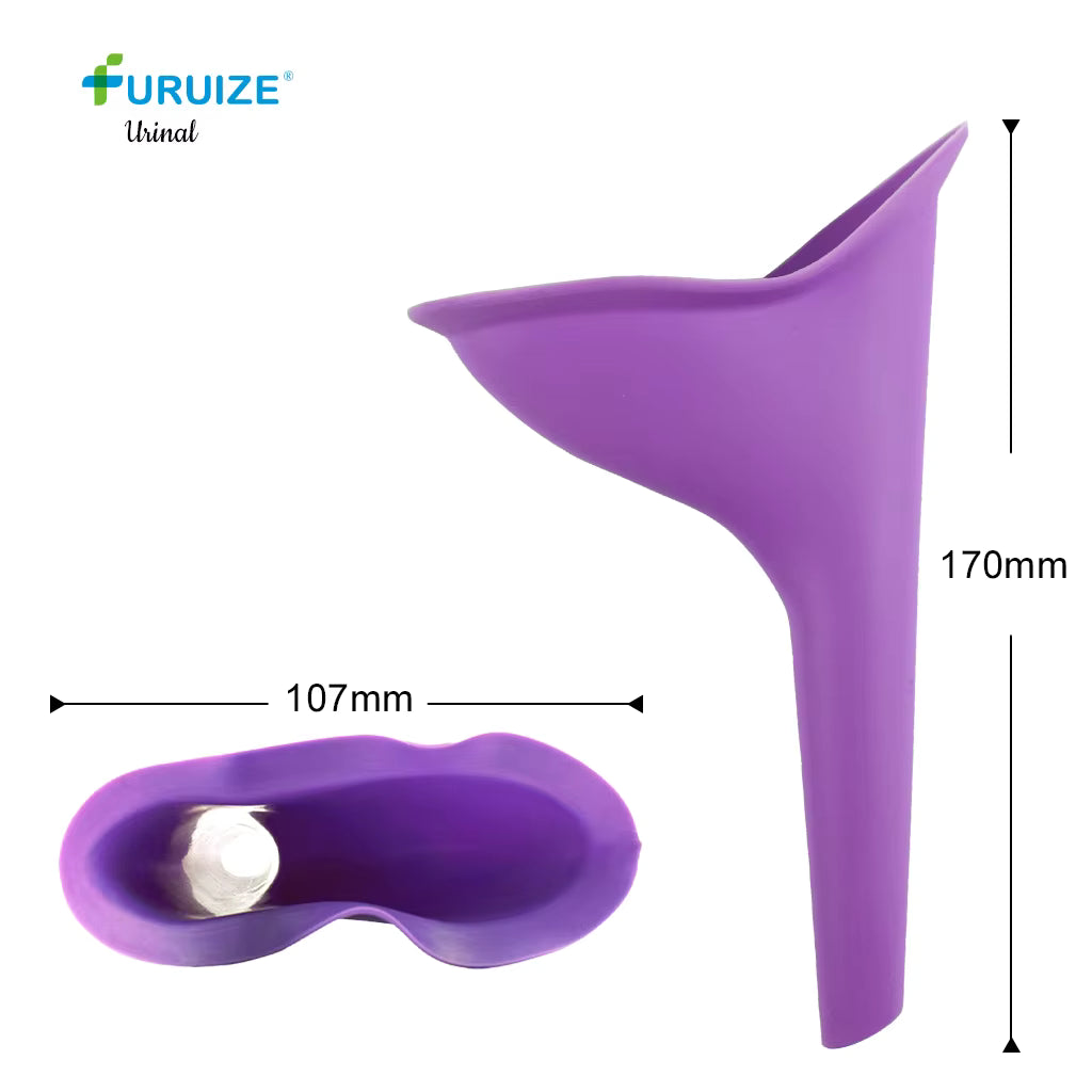 PROTEGEZ-VOUS CONTRE LES INFECTIONS VAGINALES: Urinoir féminin réutilisable en Silicone  permettant aux Femmes de Faire Pipi Debou dans les toilettes sales!.