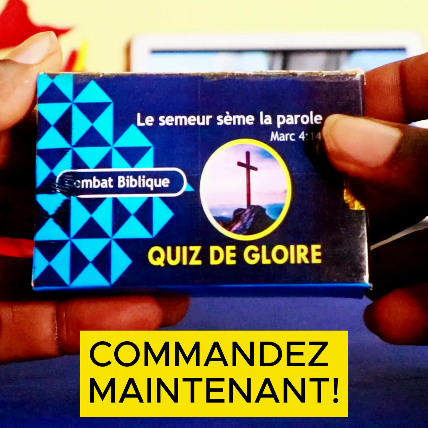 QUIZ DE GLOIRE: Un jeu qui édifie votre Foi et Rassemble toute la famille. Prix: 9900F au lieu de 14900F. BONUS GRATUIT: 24GIGAS de Dessins animés+films chrétiens via un liens.