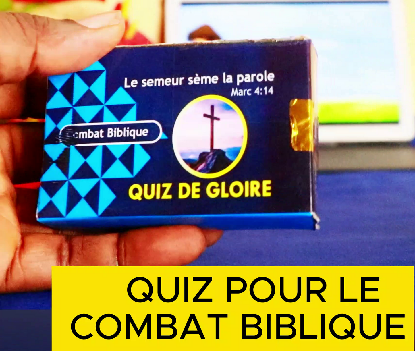 QUIZ DE GLOIRE: Un jeu qui édifie votre Foi et Rassemble toute la famille. Prix: 9900F au lieu de 14900F. BONUS GRATUIT: 24GIGAS de Dessins animés+films chrétiens via un liens.